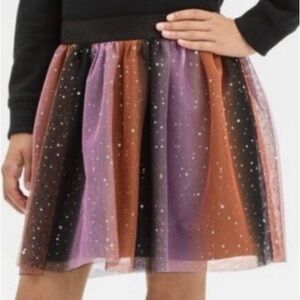 Multicolor Tulle Skater Skirt